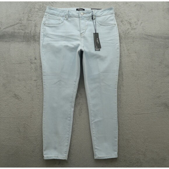 D. Jeans Women's Size 14 Blue High-Waist Ankle Modern Fit Denim 27" Inseam NWT - Picture 1 of 16
